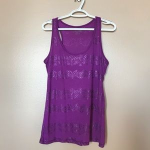 Purple tank top